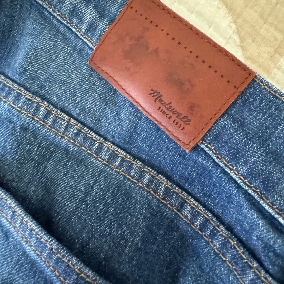 Madewell B1381 Slim Boy Jean Paint Splatter Jeans 24 midrise - Picture 8 of 15